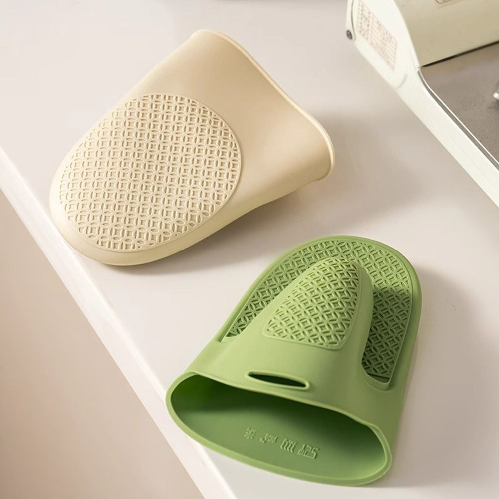 Oven Mitt Silicone - 1 stuk hittebestendige siliconen ovenwanten verdikte