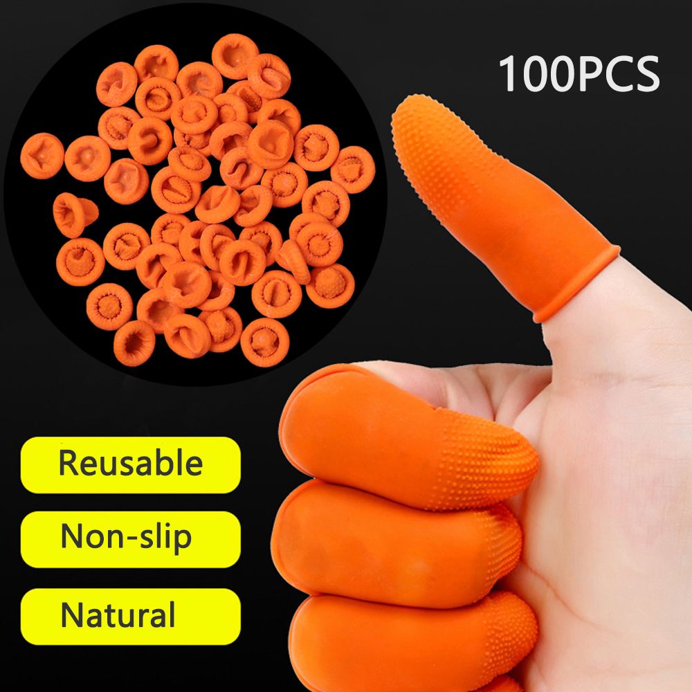 Rubber Glove Cleaning - 100 stuks reinigingsaccessoires natuurlijke latex vingerbeschermers