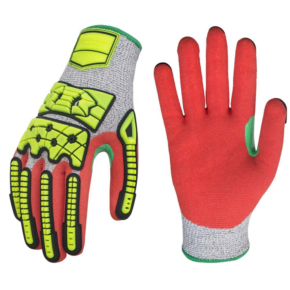Work Glove Impact - Handschoenen met hoge impactbestendigheid, snijbestendig, knokkelbescherming,