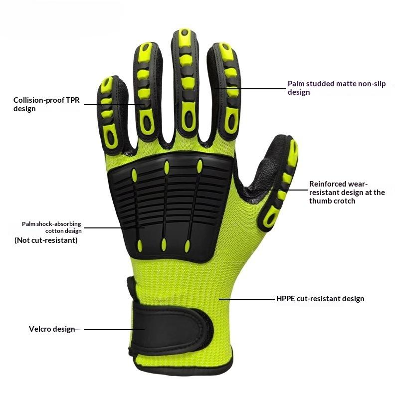 1 paar snij- en slagbestendige - Work Glove Impact recensie en prijs