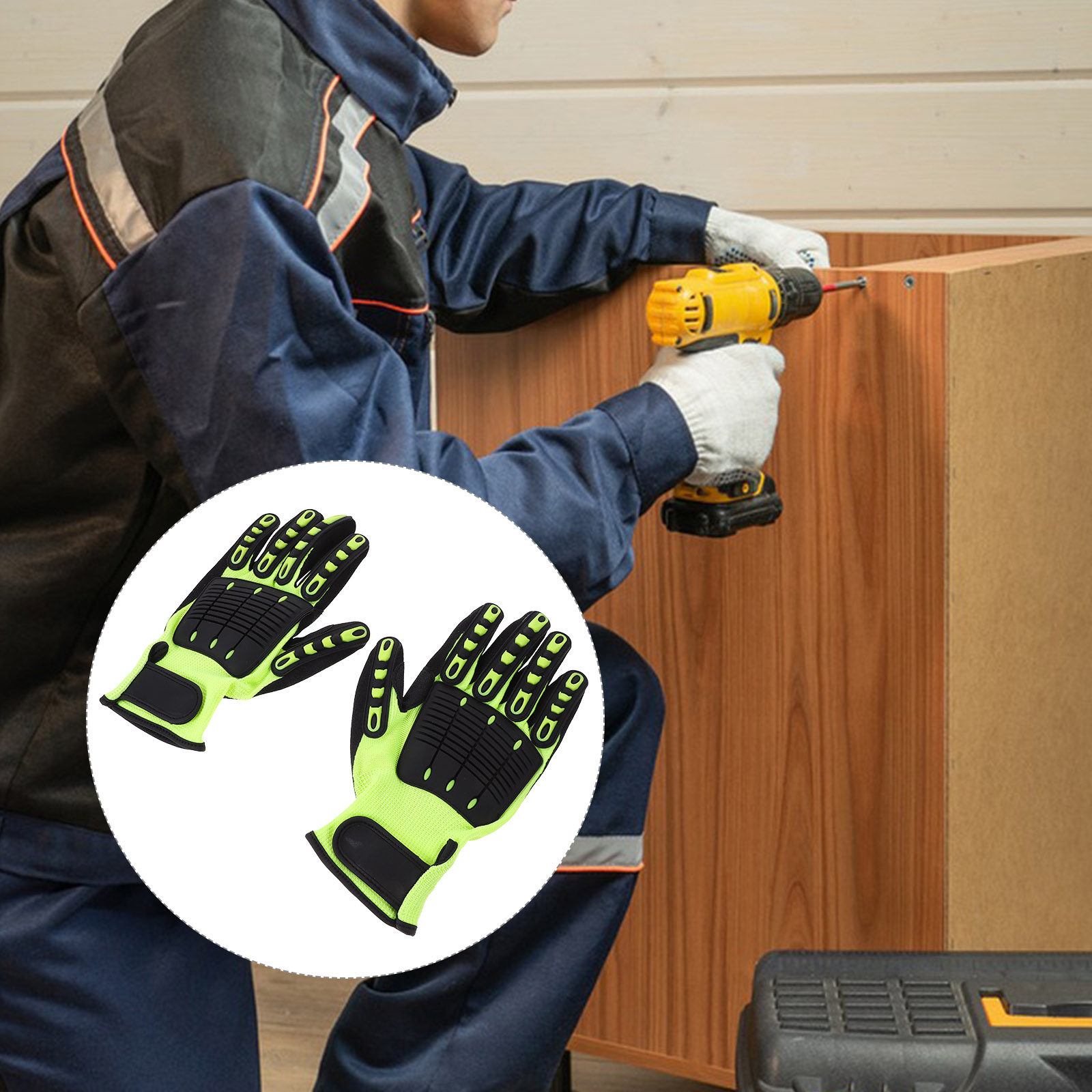 1 Paar Robuuste Tuinhandschoen - Work Glove Impact recensie en prijs