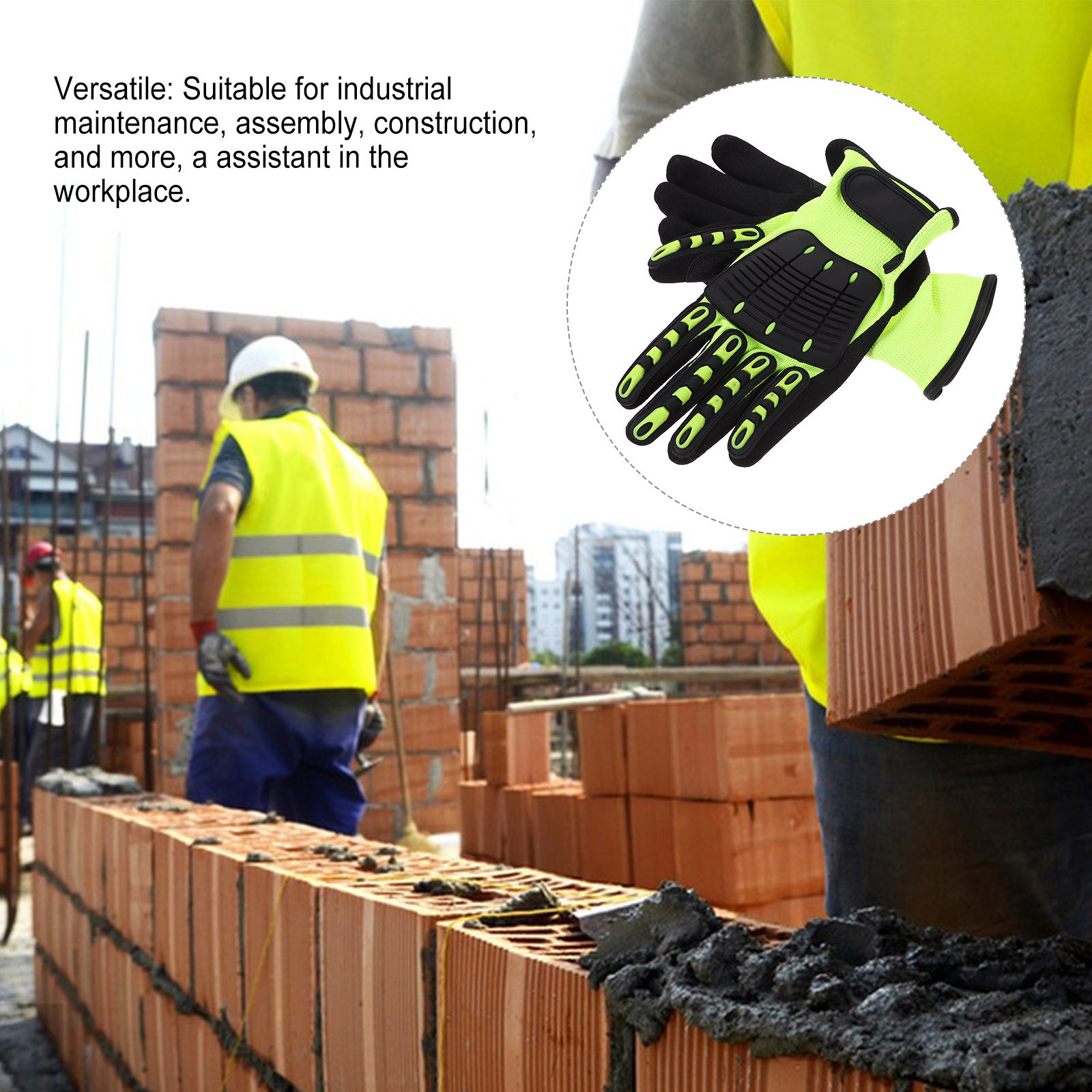 1 Paar Robuuste Tuinhandschoen - Work Glove Impact recensie en prijs