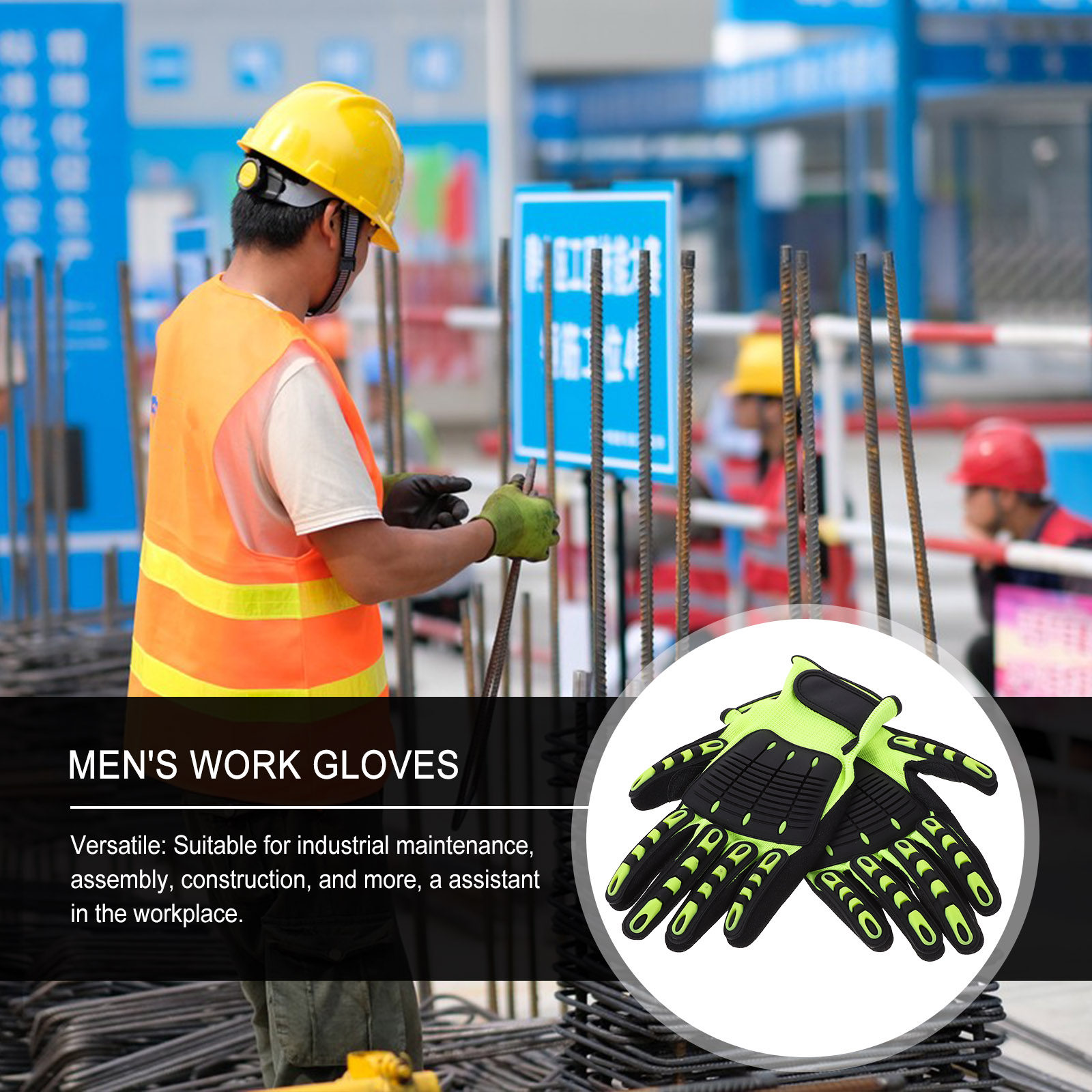 1 Paar Robuuste Tuinhandschoen - Work Glove Impact recensie en prijs