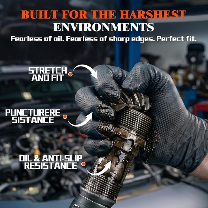 8 Mil Heavy Duty Industriële O - Rubber Glove Cleaning recensie en prijs