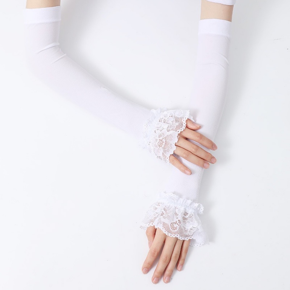 Vrouwen lange elastische arm m - Fingerless Glove Knit recensie en prijs