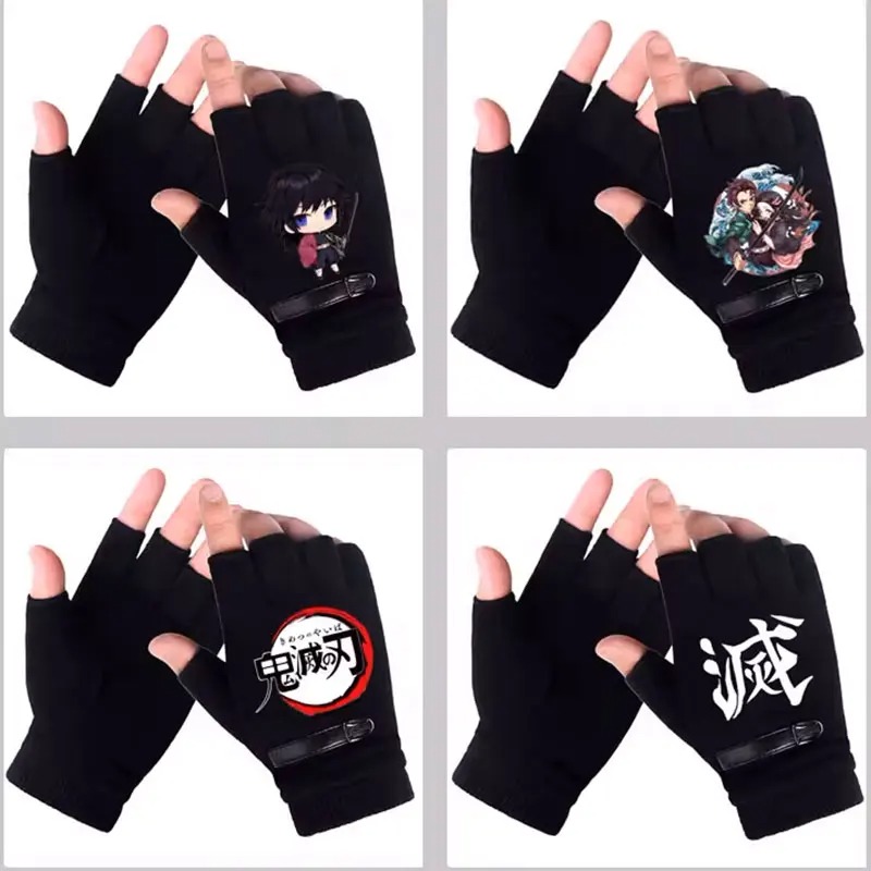 Anime Demon Slayer Student Hal - Fingerless Glove Knit recensie en prijs
