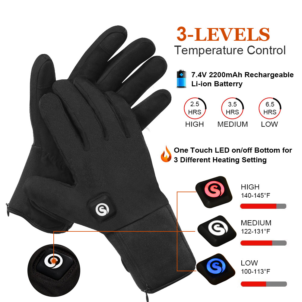 Winter Elektrisch Verwarmde Ha - Ski Glove Waterproof recensie en prijs