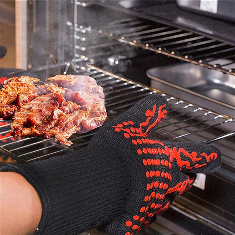 Vlamvertragend Antislip BBQ-br - Oven Mitt Silicone recensie en prijs