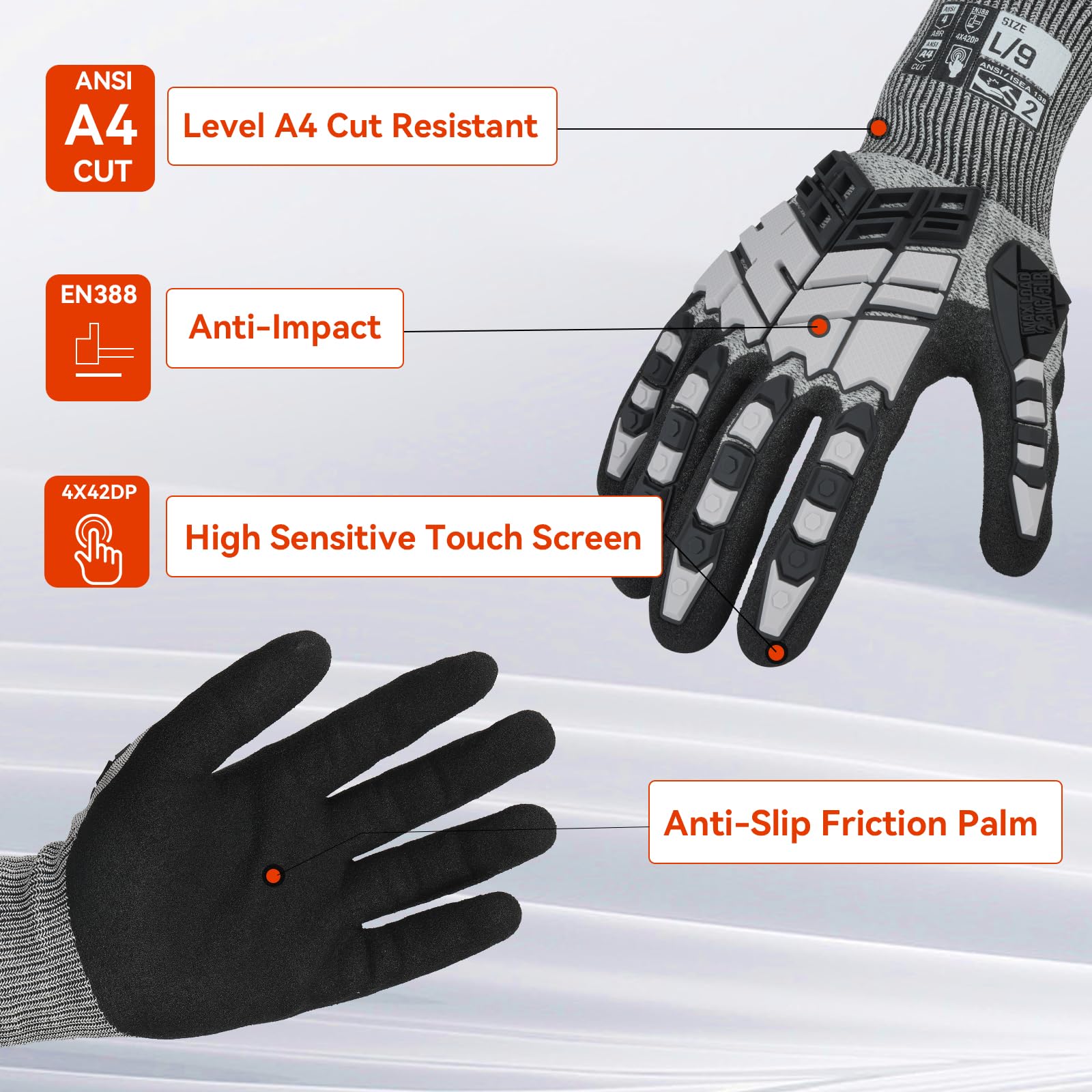 Anti-impact handschoenen met s - Cut Resistant Glove recensie en prijs